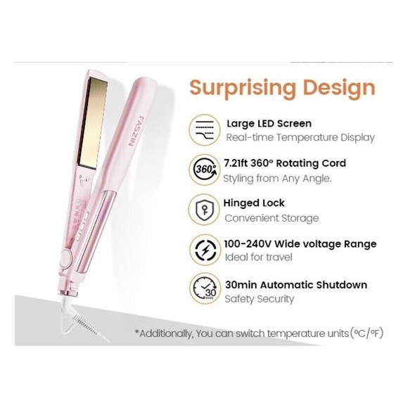 Professional 2 in 1 Hair Straightener and Curler Styling Tool - Picture 12 of 13